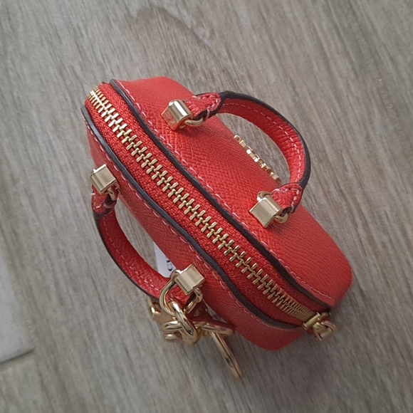 NWT red Coach bag charm - Picture 6 of 16
